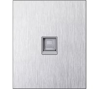 Розетка компьютерная SMARTBUY RJ-45 модульная 10А алюминий серебро Альтаир SBE-m11al-S1-RJ