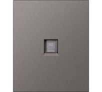 Розетка компьютерная SMARTBUY RJ-45 модульная 10А графит Альтаир SBE-m11g-S1-RJ