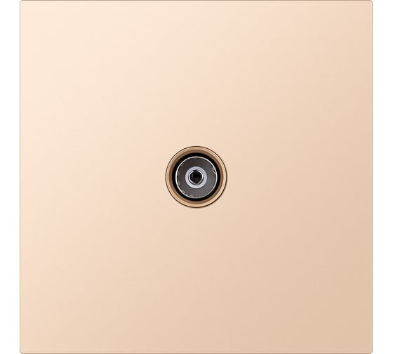 Розетка телевизионная SMARTBUY 1-местная 75Ом 5-862МГц независимая 10А шампань акрил Альтаир SBE-i11ia-S1-TV 1