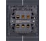 Выключатель проходной 2-клавишный SMARTBUY модульный 10А графит Альтаир SBE-m11g-10-SW22-0 3