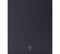 Выключатель проходной 1-клавишный SMARTBUY модульный 10А черный акрил Альтаир SBE-m11ba-10-SW12-0