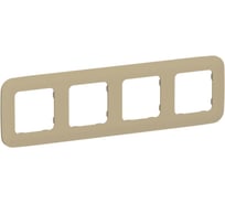 Рамка 4-местная IEK FLITE РУ-4-А-ФлХ хаки FI-M42-31-20-K59