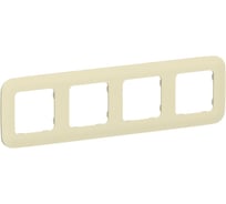 Рамка 4-местная IEK FLITE РУ-4-А-ФлН навахо FI-M42-31-20-K87