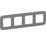 Рамка 4-местная IEK FLITE РУ-4-А-ФлМА мокрый асфальт FI-M42-31-20-K80 1