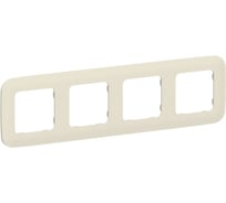 Рамка 4-местная IEK FLITE РУ-4-А-ФлСл сливочный FI-M42-31-20-K86