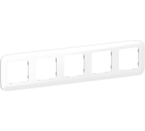 Рамка 5-местная IEK FLITE РУ-5-А-ФлБ белый FI-M52-31-20-K01