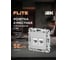 Розетка 2-я компьютерная IEK FLITE RJ45 кат.5Е UTP РК5е-2-0-ФлА алюминий FI-K22-1-K47 2