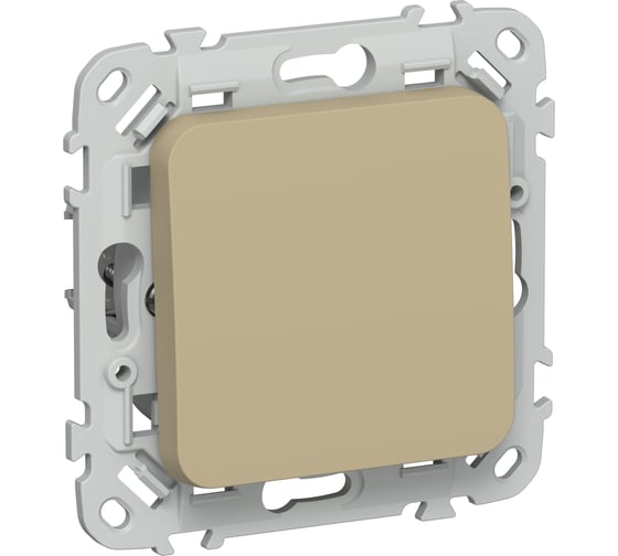 Выключатель 1-клавишный кнопочный IEK FLITE 10А ВС11-2-0-ФлХ хаки FI-V14-0-10-1-K59 1