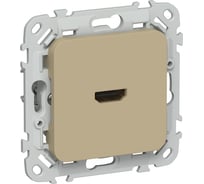 Розетка HDMI IEK FLITE РШДМА-ФлХ хаки FI-H10-K59