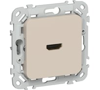 Розетка HDMI IEK FLITE РШДМА-ФлЛ льняной FI-H10-K88