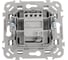 Выключатель 1-клавишный кнопочный IEK FLITE 10А ВС11-2-0-ФлЧ черный FI-V14-0-10-1-K02 4