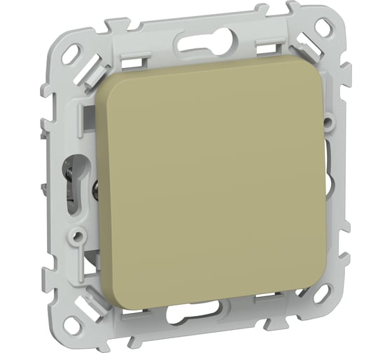 Выключатель 1-клавишный кнопочный IEK FLITE 10А ВС11-2-0-ФлО оливковый FI-V14-0-10-1-K26 1