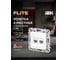Розетка 2-я компьютерная IEK FLITE RJ45 кат.6 UTP РК6-2-0-ФлБ белый FI-K22-2-K01 2