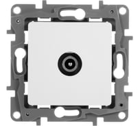 Розетка TV IEK ETIKA проходная, белый 672263