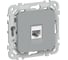Розетка компьютерная IEK FLITE RJ45 кат.6 UTP РК6-1-0-ФлС серый FI-K12-2-K03 1