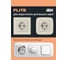 Розетка компьютерная IEK FLITE RJ45 кат.6 UTP РК6-1-0-ФлСл сливочный FI-K12-2-K86 5