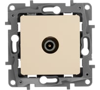 Розетка TV IEK ETIKA оконечная, слоновая кость 672365