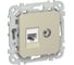 Розетка двойная IEK FLITE RJ45/TV кат.5Е UTP РКТВ5е-2-0-ФлШ шампань FI-AK22-1-K37 1