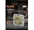 Розетка IEK FLITE с заземляющим контактом и шторками, 16А USB AA 3,1А б/к РСЮша11-1-ФлО оливковый FI-R14-16-1-U21-D31-K26 4