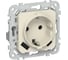 Розетка IEK FLITE с заземляющим контактом и шторками, 16А USB AC 20Вт б/к РСЮшс11-1-ФлСл сливочный FI-R14-16-1-U22-020-K86 1