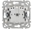 Розетка IEK FLITE с заземляющим контактом и шторками, б/к 16А РСш11-1-ФлЛ льняной FI-R14-16-1-K88 3