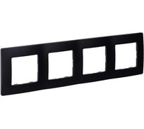 Рамка IEK ETIKA 4-местная, антрацит 672584