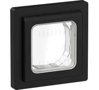 Рамка IEK FLITE 1-местная IP55 Рпро-1-55-ФлЧ черный FI-M10-32-55-K02