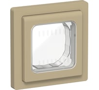 Рамка IEK FLITE 1-местная IP55 Рпро-1-55-ФлХ хаки FI-M10-32-55-K59