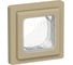 Рамка IEK FLITE 1-местная IP55 Рпро-1-55-ФлХ хаки FI-M10-32-55-K59 1