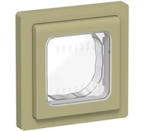 Рамка IEK FLITE 1-местная IP55 Рпро-1-55-ФлО оливковый FI-M10-32-55-K26