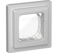 Рамка IEK FLITE 1-местная IP55 Рпро-1-55-ФлА алюминий FI-M10-32-55-K47