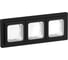 Рамка IEK FLITE 3-местная IP55 Рпро-3-55-ФлЧ черный FI-M30-32-55-K02 1