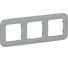 Рамка IEK FLITE 3-местная РУ-3-А-ФлС серый FI-M32-31-20-K03 1