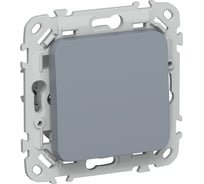 Выключатель IEK FLITE 1-клавишный, проходной, 10А ВС61-1-0-ФлМ маренго FI-V12-0-10-1-K35