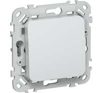 Выключатель IEK FLITE 1-клавишный, проходной, 10А ВС61-1-0-ФлЖ жемчуг FI-V12-0-10-1-K36