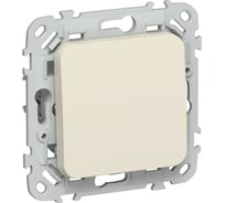 Выключатель IEK FLITE 1-клавишный, перекрестный, 10А ВС71-1-0-ФлСл сливочный FI-V13-0-10-K86