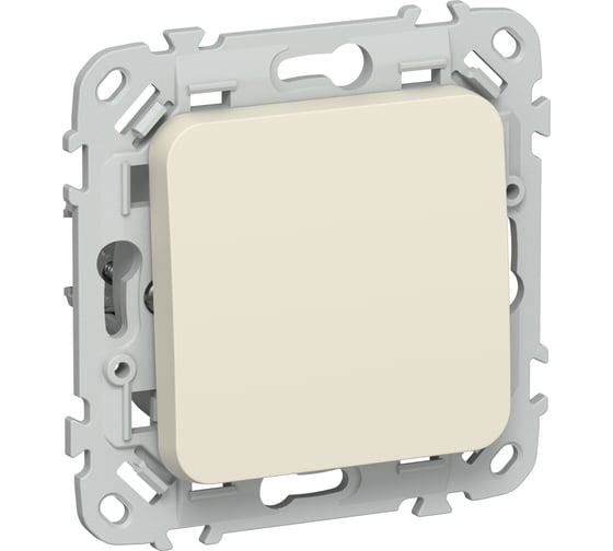 Выключатель IEK FLITE 1-клавишный, перекрестный, 10А ВС71-1-0-ФлСл сливочный FI-V13-0-10-K86 1