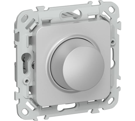 Светорегулятор проходной IEK FLITE TRIAC 550Вт СС26-5-12-ФлА алюминий FI-D23-0550-P-K47