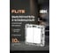 Выключатель IEK FLITE 2-клавишный, кнопочный, 10А ВС12-2-0-ФлБ белый FI-V24-0-10-1-K01 2
