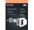 Выключатель IEK FLITE 2-клавишный, кнопочный, 10А ВС12-2-0-ФлБ белый FI-V24-0-10-1-K01 3