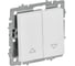 Выключатель дл жалюзи IEK BRITE 10А ВС10-1-5-БрАБ арктический белый BR-V15-0-10-K91 1