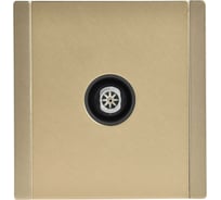 Розетка TV IEK FORTE&PIANO оконечная FP628M шампань FP-A10-O-M-K37