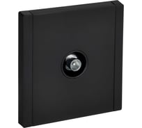 Розетка TV IEK FORTE&PIANO проходная FP129M черный FP-A10-P-M-K02