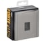 Розетка компьютерная IEK FORTE&PIANO RJ45 кат.5E FP732M никель FP-K10-1-M-K50 6
