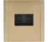 Розетка компьютерная 2-ая IEK FORTE&PIANO RJ45 кат.6 FP634M шампань FP-K20-2-M-K37 2