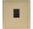Розетка компьютерная IEK FORTE&PIANO RJ45 кат.5E FP632M шампань FP-K10-1-M-K37 2