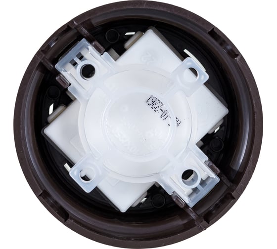 1-клавишный проходной выключатель Bylectrica А610-2261 10А, открытой установки, серия РЕТРО, шоколад, А610-2261 шоколад