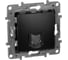 Розетка компьютерная IEK ETIKA RJ45 кат.6 UTP антрацит 672653 1