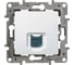Розетка компьютерная IEK ETIKA RJ45 кат.6 UTP белый 672253 2