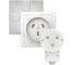 Силовой комплект Systeme Electric W59, 32 А, 250 В: розетка, вилка, подъемная коробка, Белый SK32-351-18 1